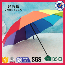 Sombrillas Chine Promotionnel En Gros Compact De Haute Qualité Rainbow Plié Parapluie Stock de l&#39;usine chinoise